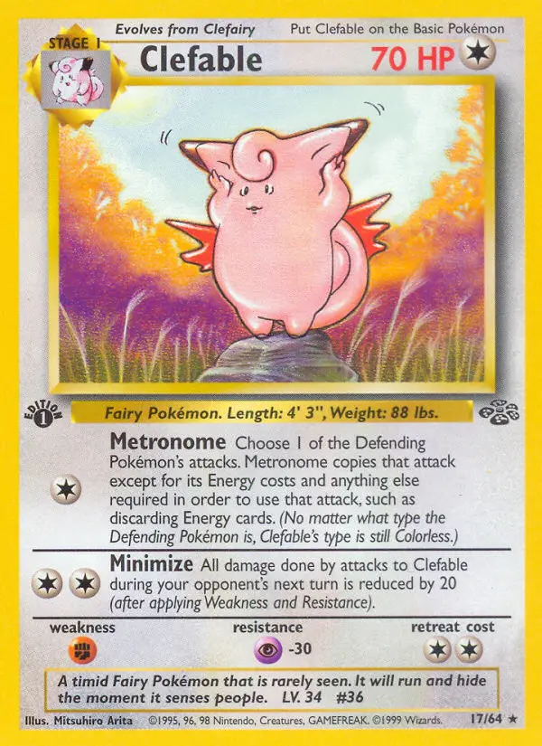Image of the card Clefable