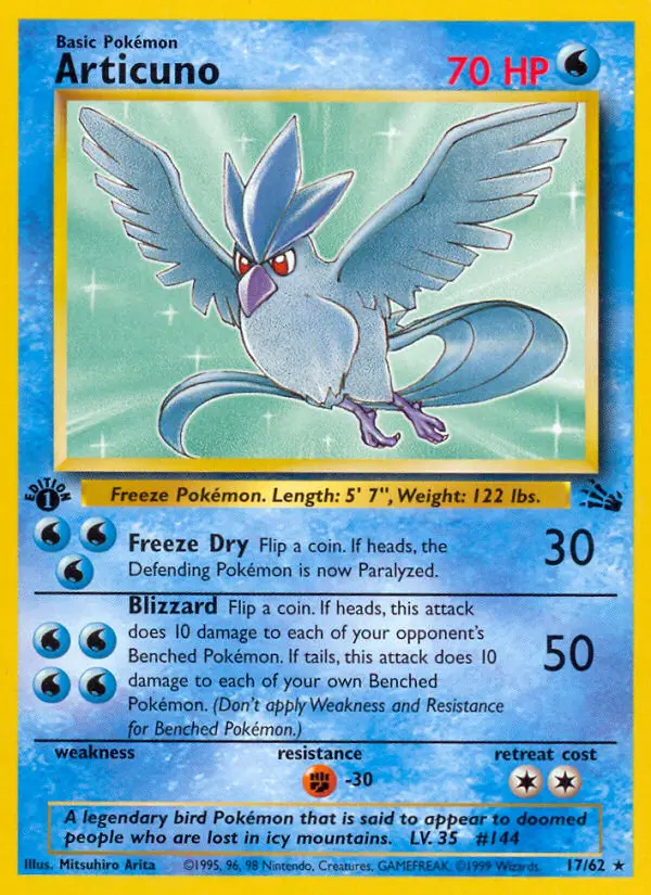 Image of the card Articuno