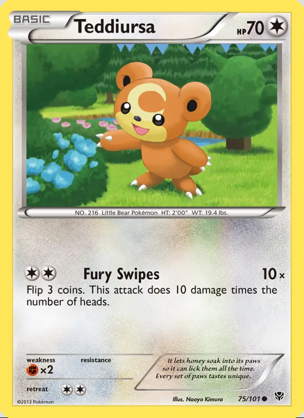 Image of the card Teddiursa