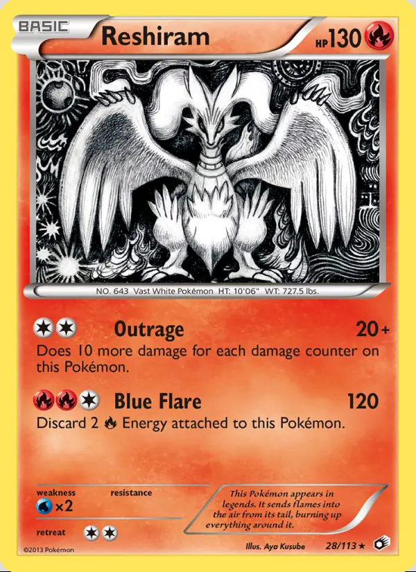Image of the card Reshiram