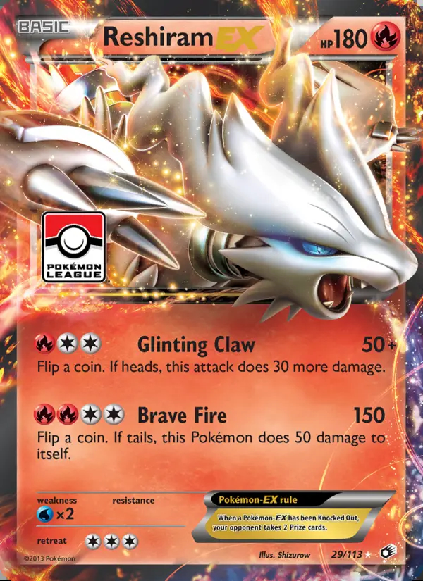 Image of the card Reshiram-EX