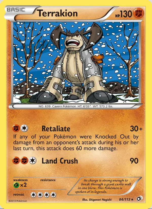 Image of the card Terrakion