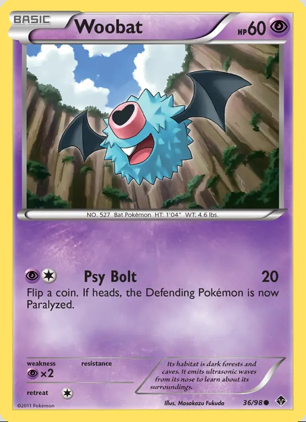 Image of the card Woobat