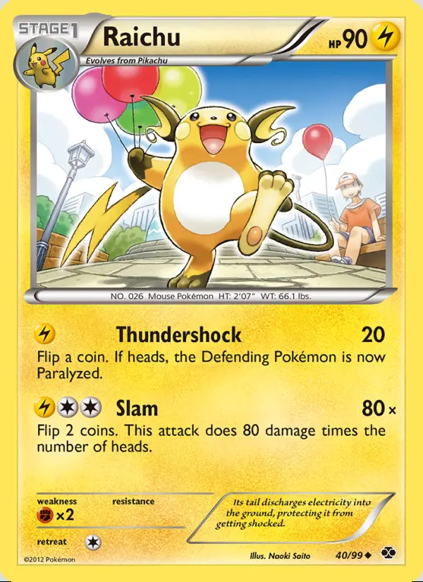 Image of the card Raichu