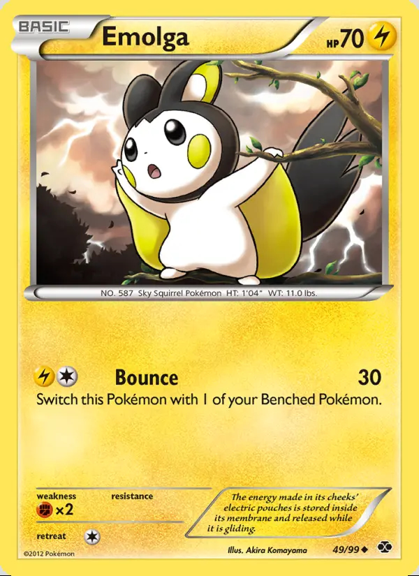 Image of the card Emolga