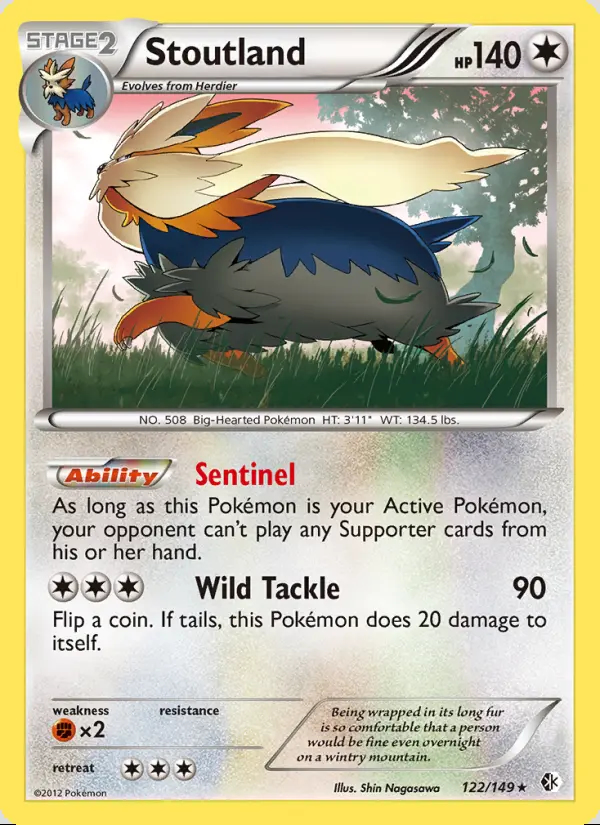 Image of the card Stoutland