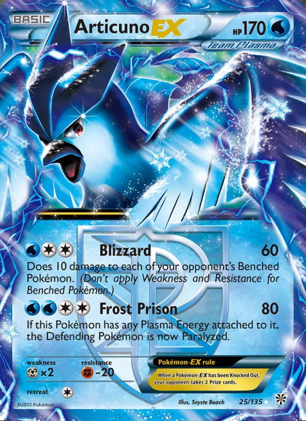 Image of the card Articuno-EX