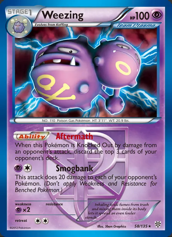 Image of the card Weezing