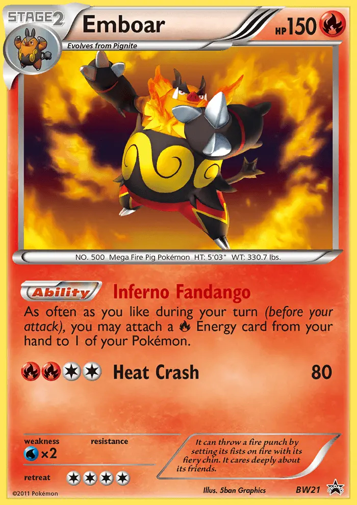 Image of the card Emboar