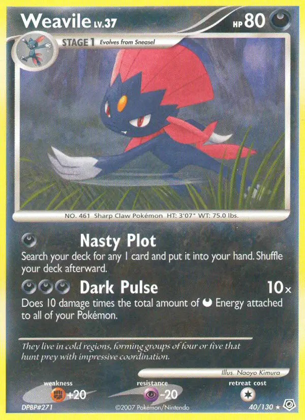 Image of the card Weavile
