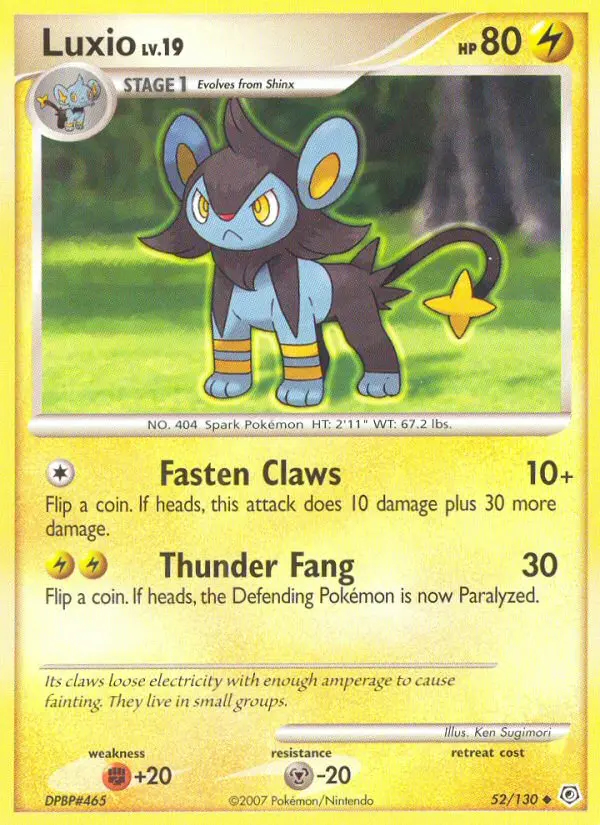 Image of the card Luxio