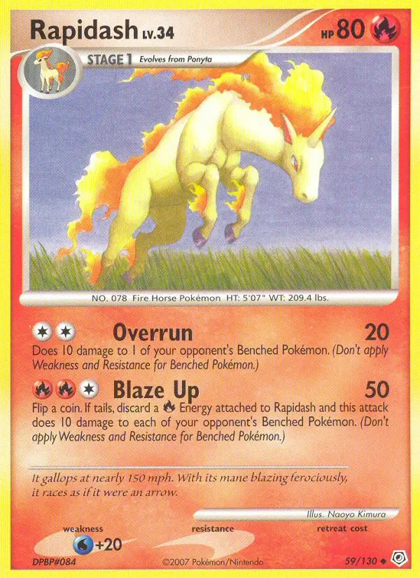 Image of the card Rapidash