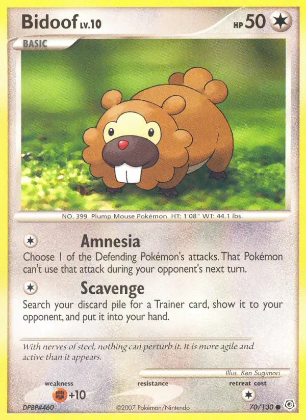 Image of the card Bidoof