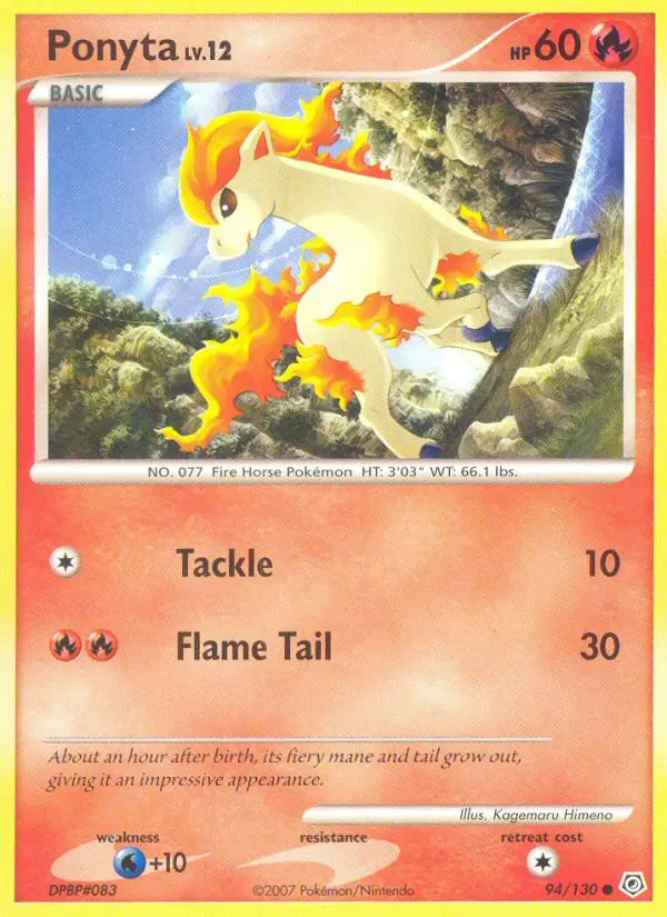 Image of the card Ponyta