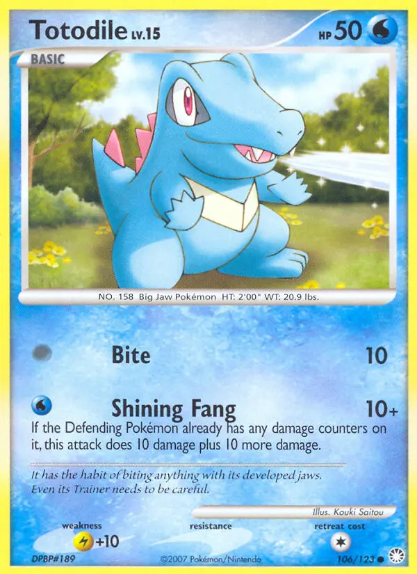 Image of the card Totodile