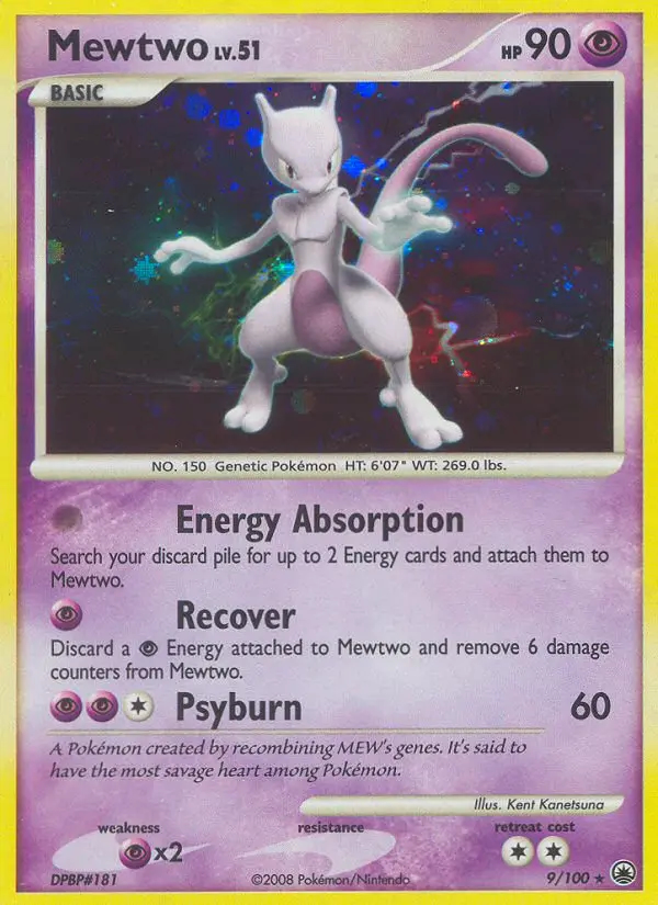 Image of the card Mewtwo