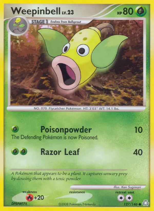 Image of the card Weepinbell
