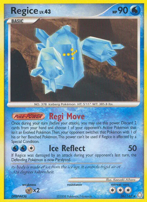 Image of the card Regice
