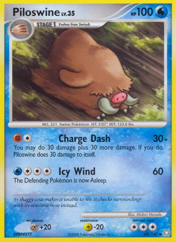 Image of the card Piloswine