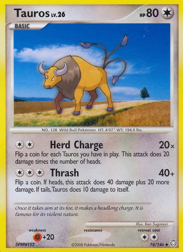 Image of the card Tauros