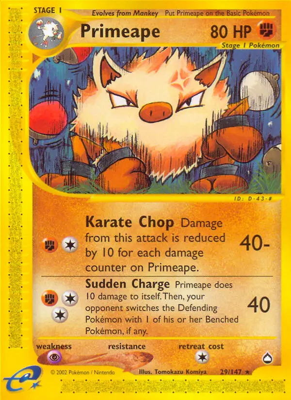 Image of the card Primeape