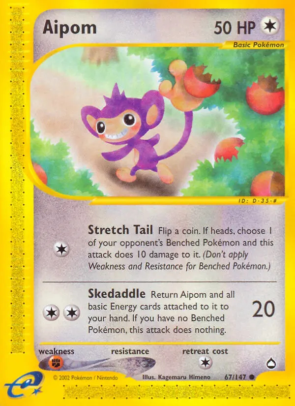 Image of the card Aipom
