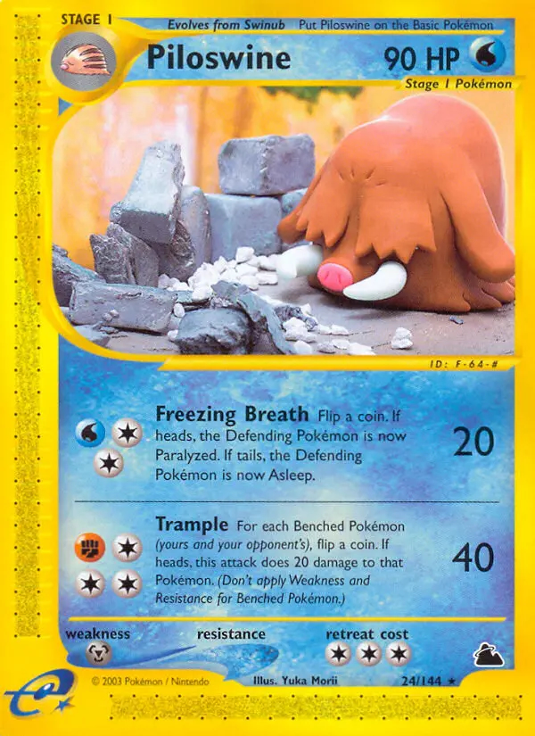Image of the card Piloswine