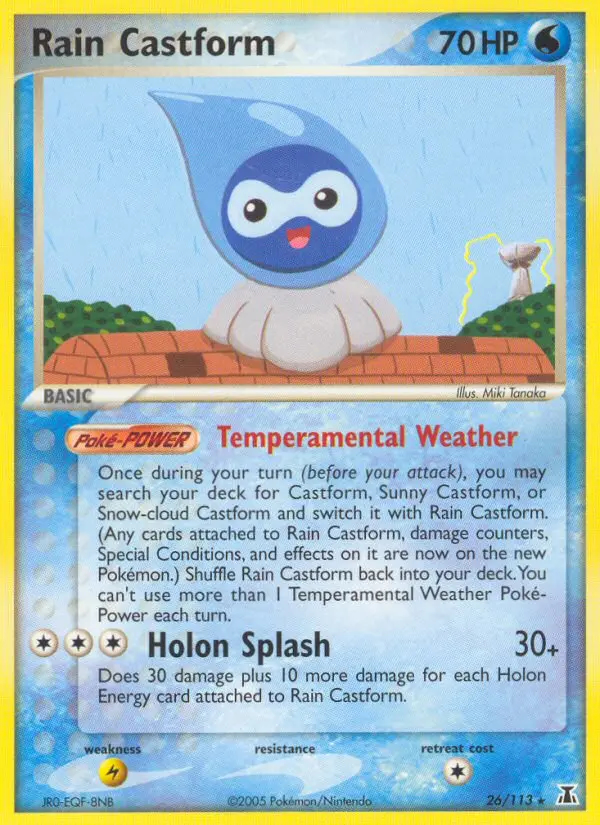 Image of the card Rain Castform