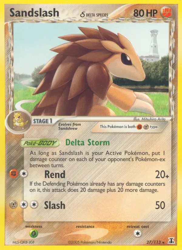 Image of the card Sandslash δ