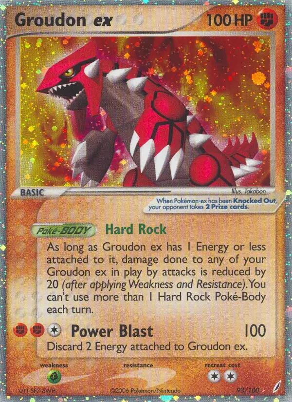 Image of the card Groudon ex