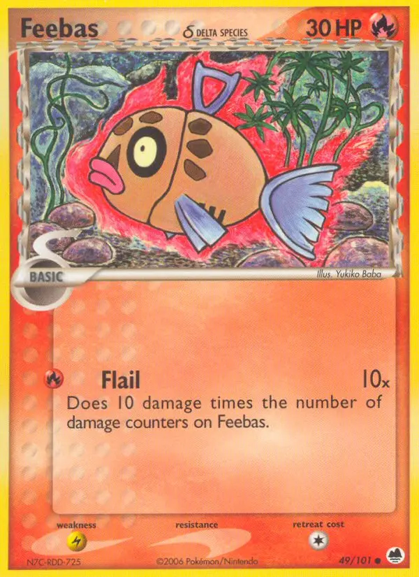 Image of the card Feebas δ