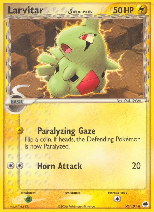 Image of the card Larvitar δ