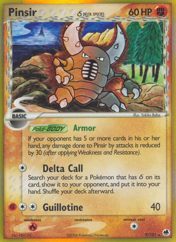 Image of the card Pinsir δ