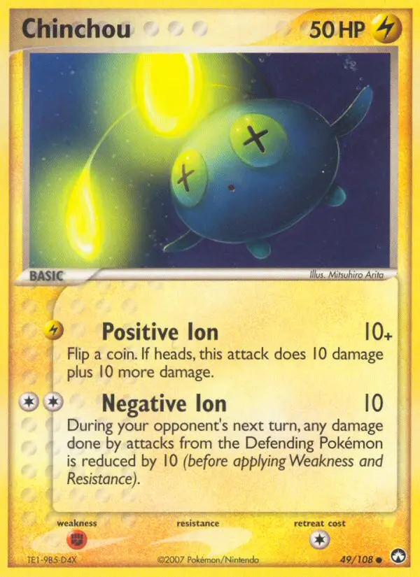 Image of the card Chinchou