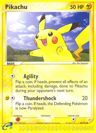 Image of the card Pikachu