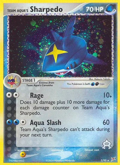 Image of the card Team Aqua's Sharpedo