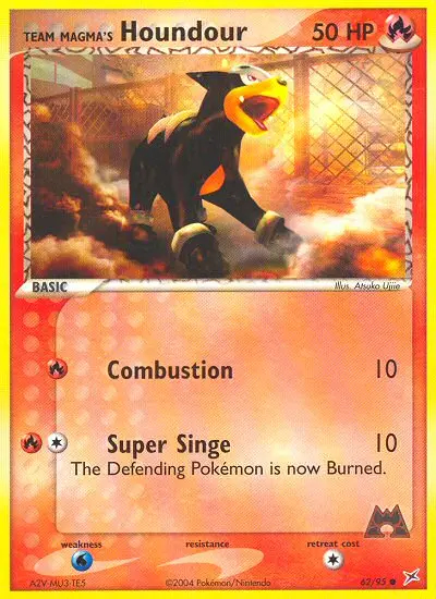 Image of the card Team Magma's Houndour