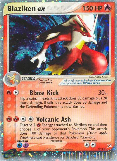Image of the card Blaziken ex