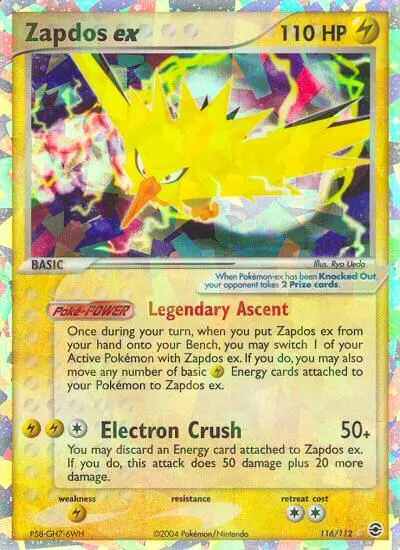 Image of the card Zapdos ex