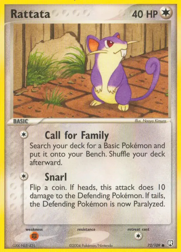 Image of the card Rattata