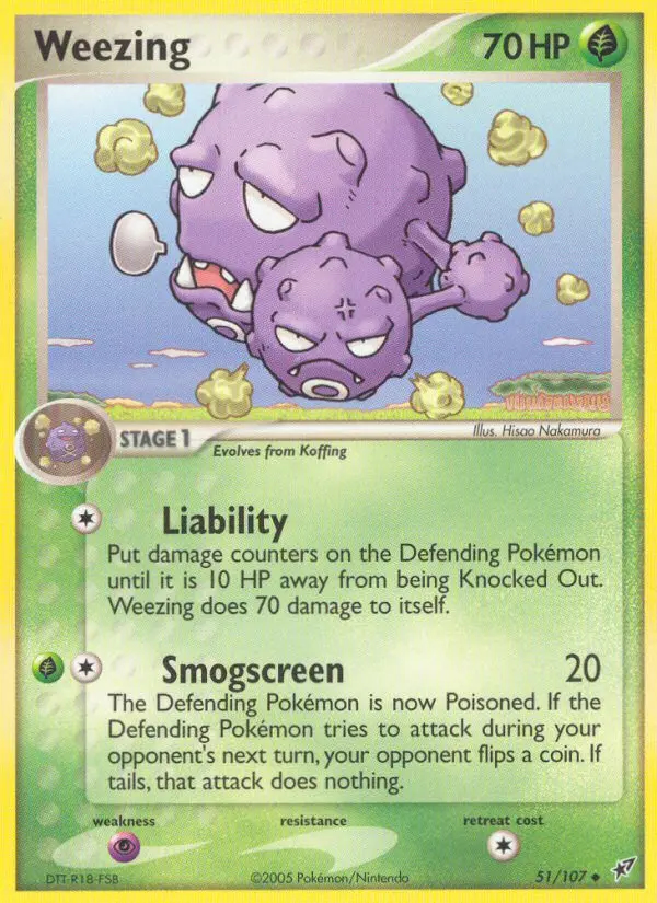 Image of the card Weezing