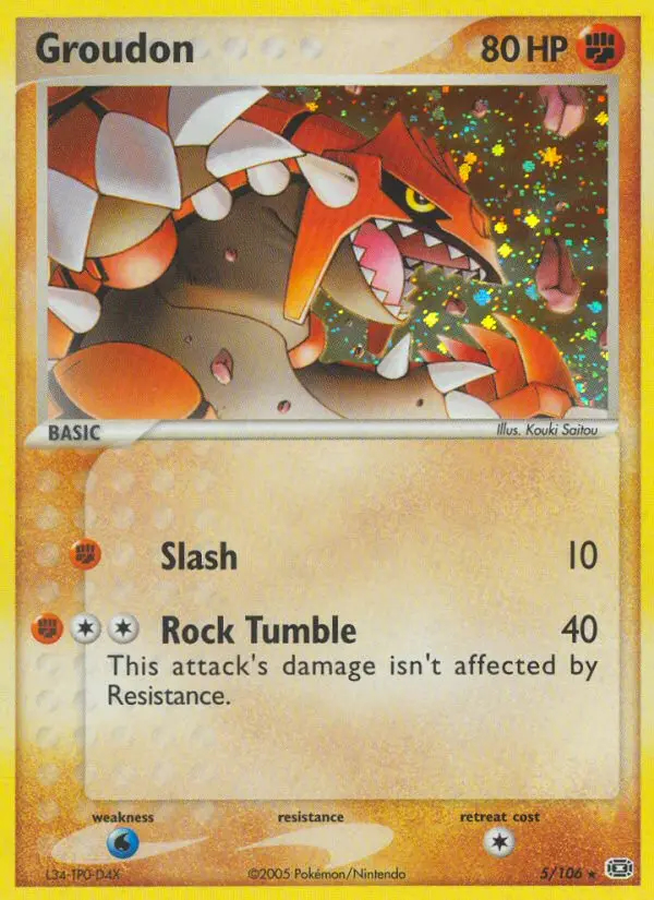 Image of the card Groudon