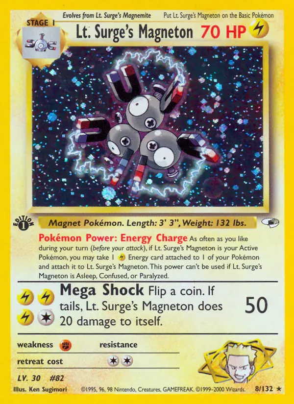 Image of the card Lt. Surge's Magneton