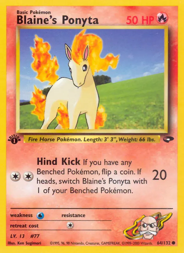 Image of the card Blaine's Ponyta