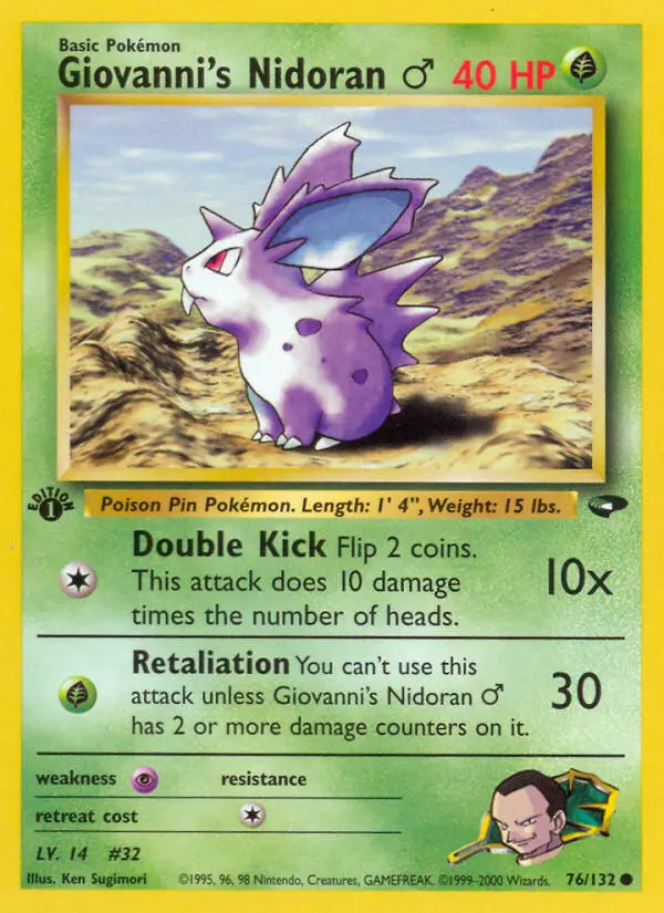 Image of the card Giovanni's Nidoran♂