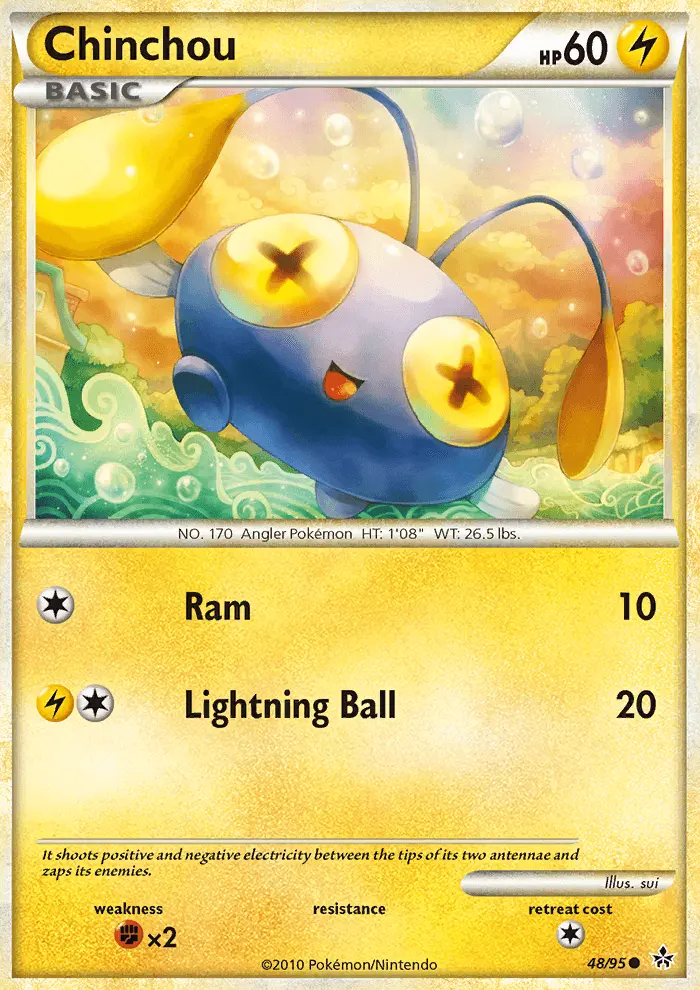 Image of the card Chinchou