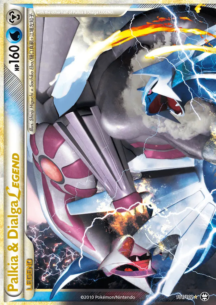 Image of the card Palkia & Dialga LEGEND