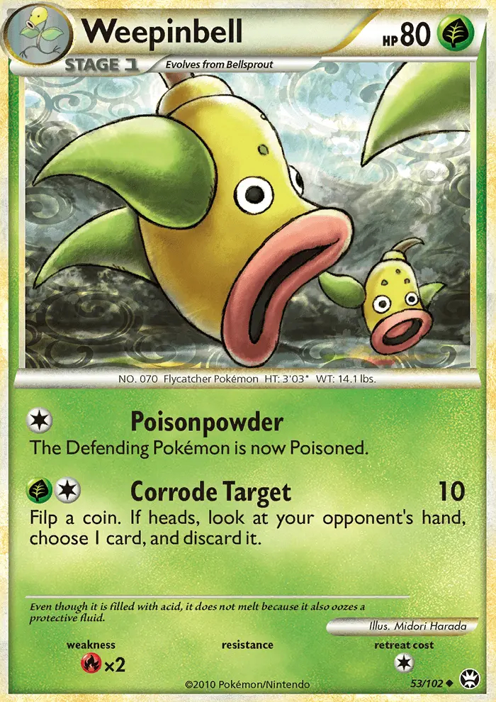 Image of the card Weepinbell