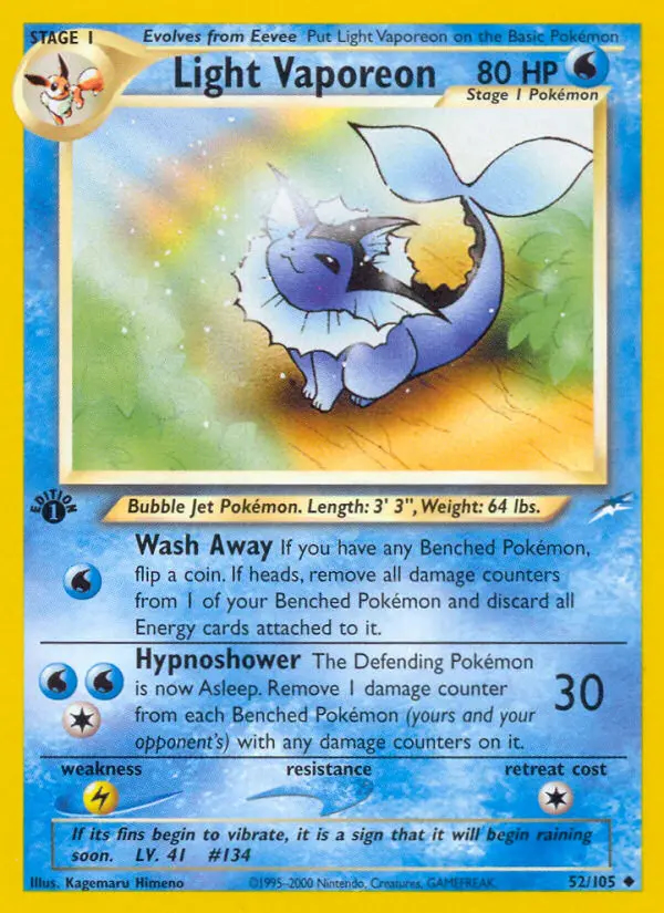 Image of the card Light Vaporeon