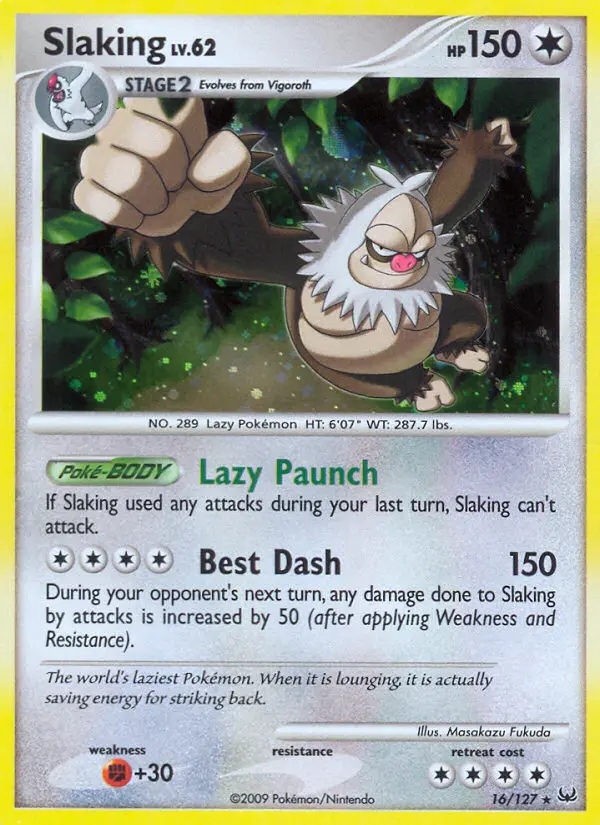 Image of the card Slaking